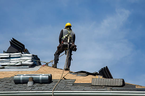 Professional Gutter Installation technician working in Cottonwood, MN